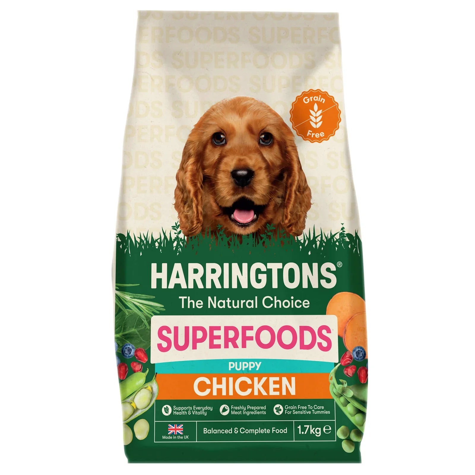 Harringtons Puppy Grain Free Superfoods Chicken 1.7kg product image