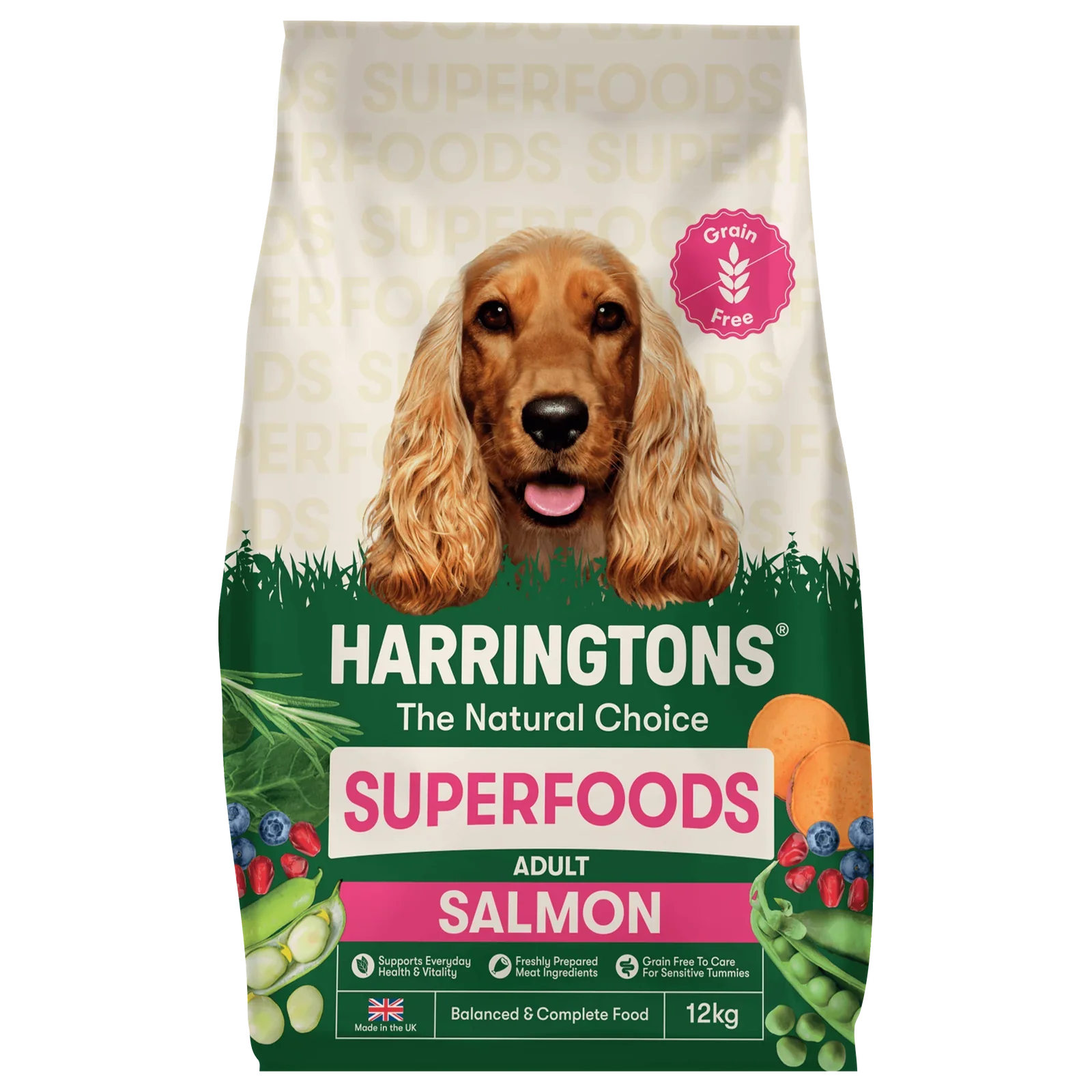 Harringtons Superfood Grain Free Salmon 12kg product image