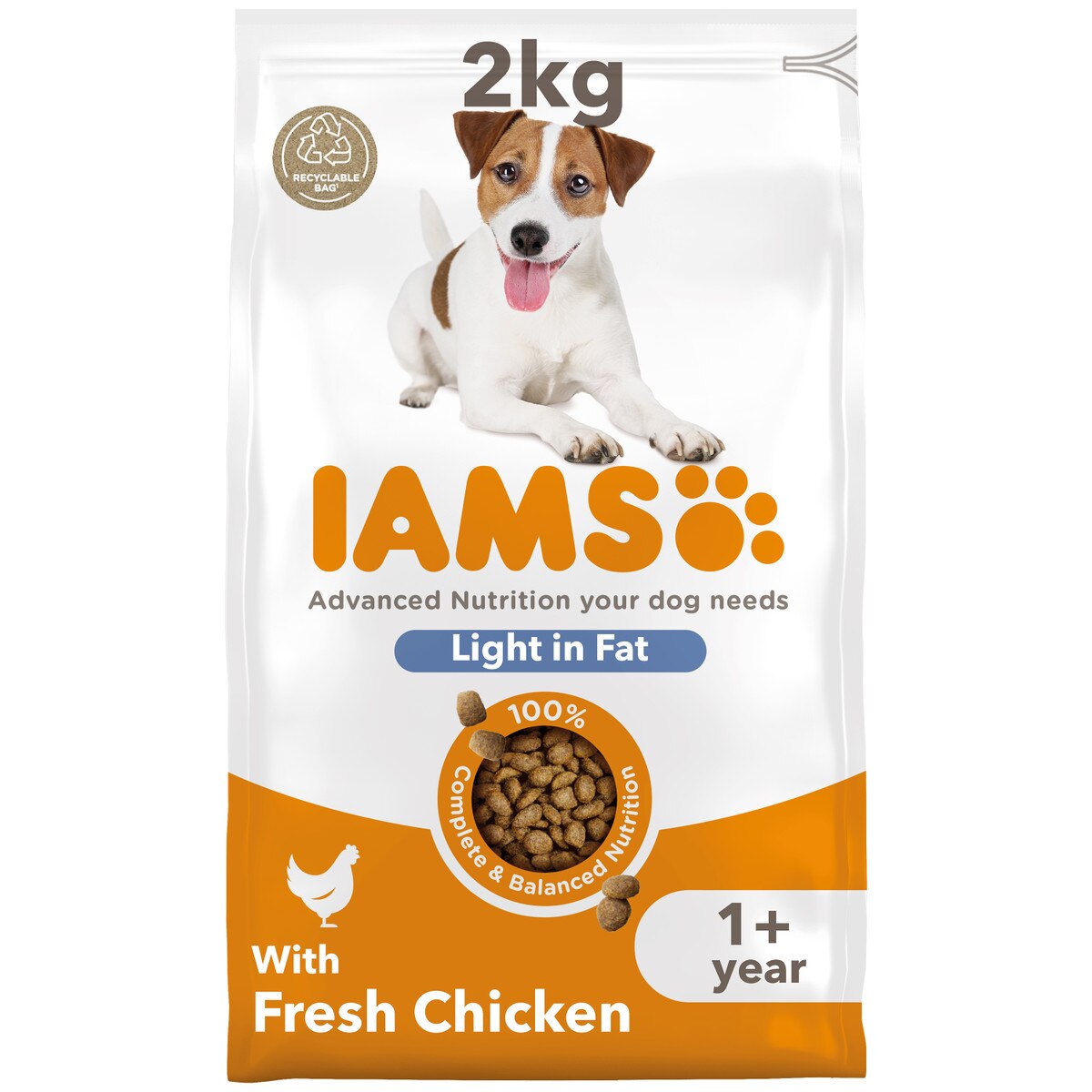 Iams Dog Adult Light Chicken 2kg product image