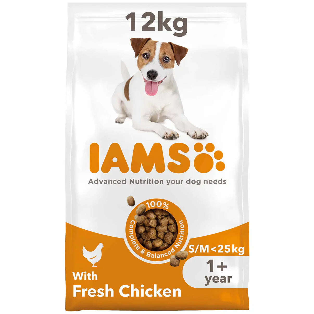 Iams Dog Adult Small Medium Chicken 12kg product image