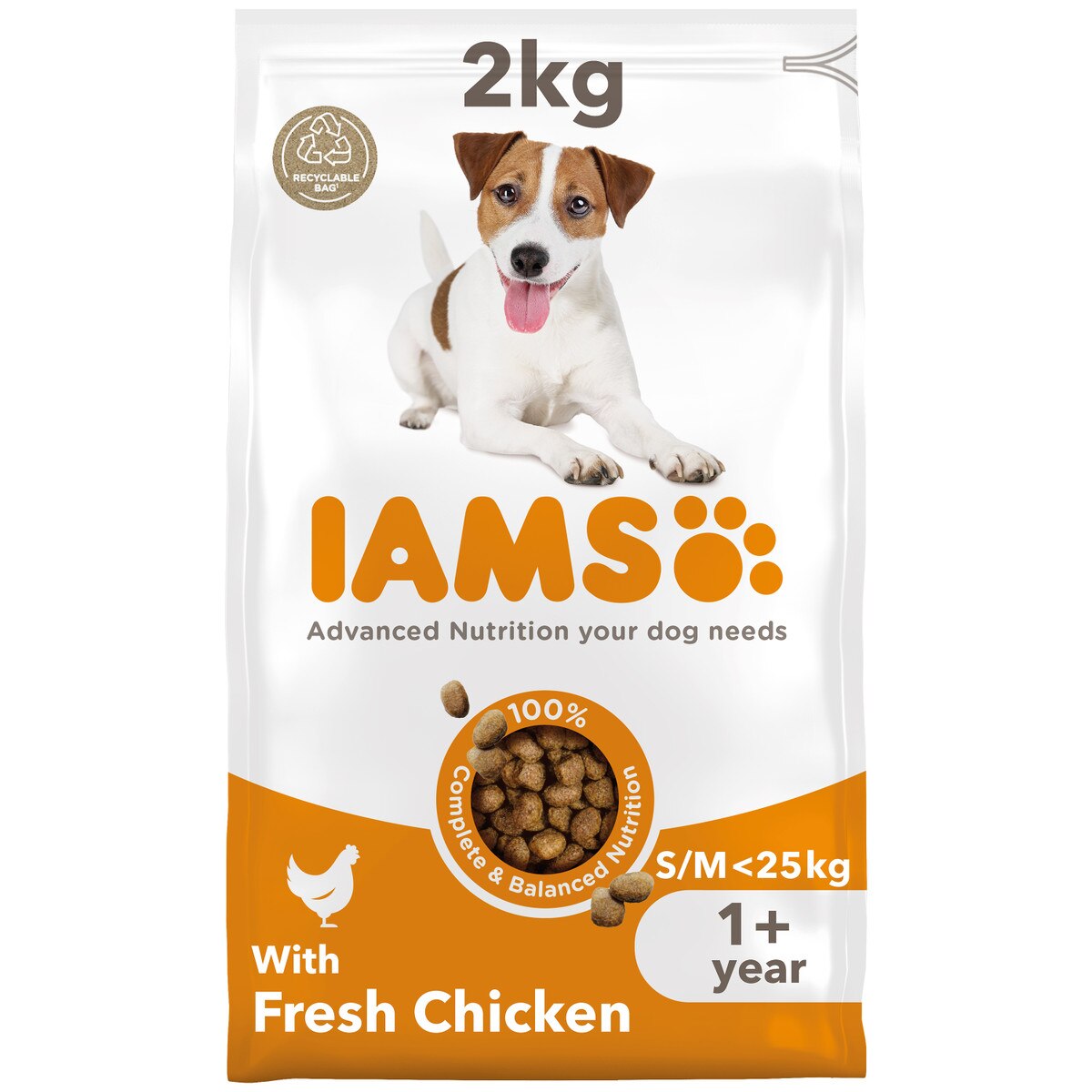 Iams Dog Adult Small Medium Chicken 2kg product image