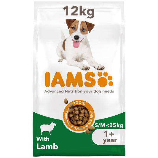 Iams Dog Adult Small Medium Lamb 12kg product image