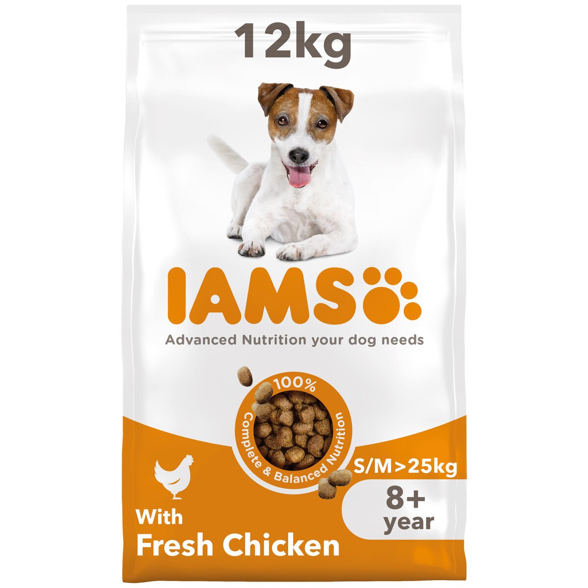 Iams Dog Senior Small Medium Chicken 12kg product image
