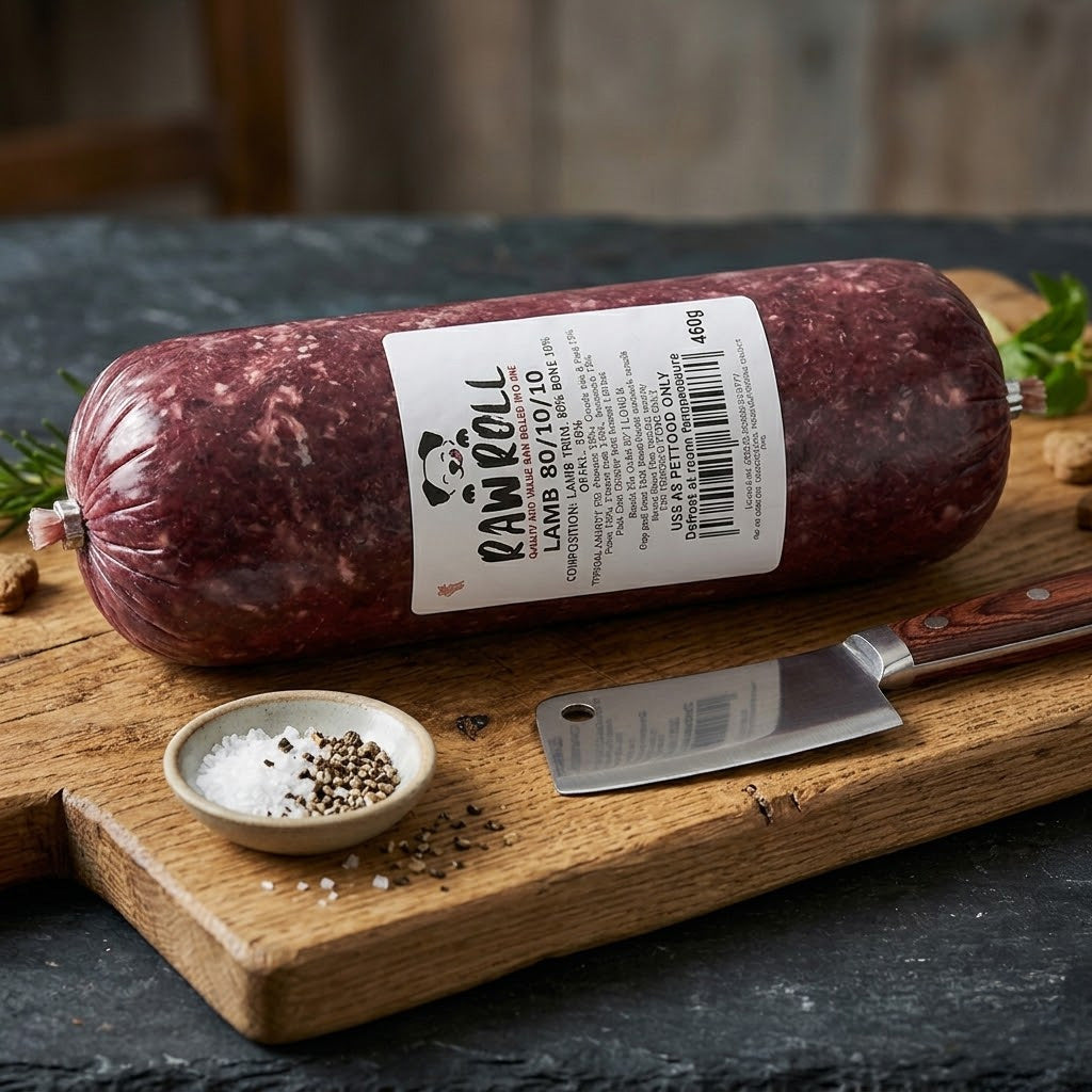 Just Natural Raw Roll Lamb 460g