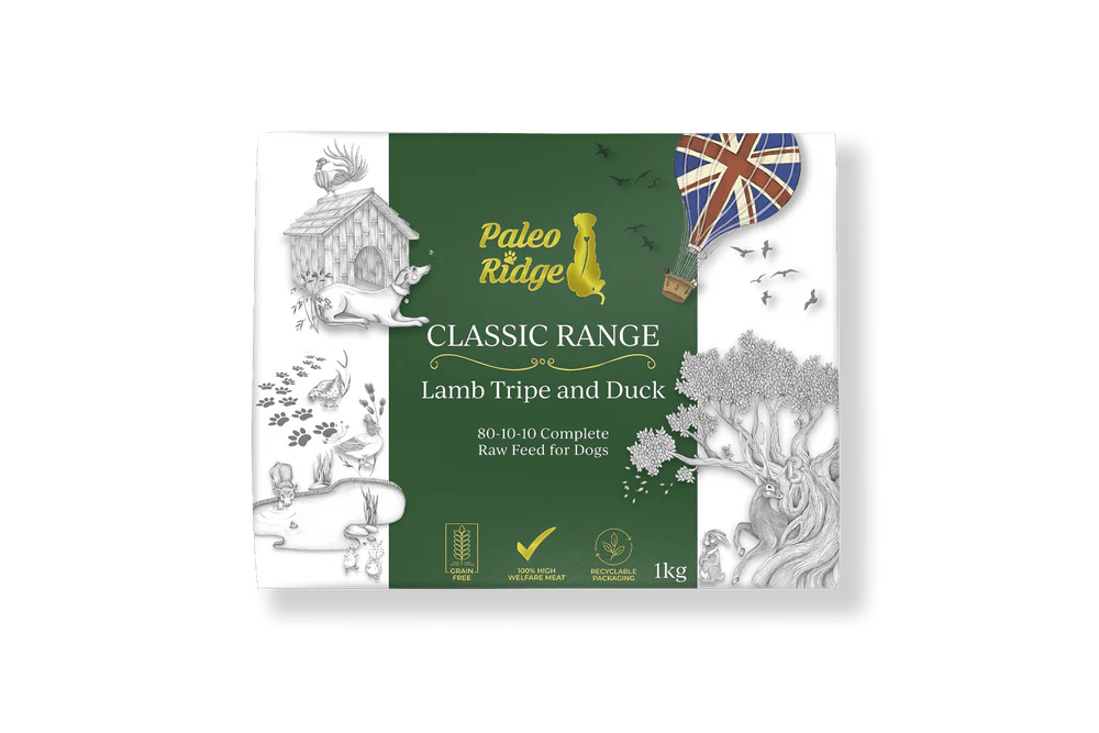 Paleo Ridge Classic Lamb Tripe & Duck 1kg