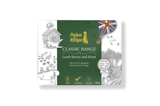 Paleo Ridge Classic Lamb Breast & Heart 1kg