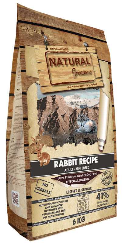 Natural Greatness Senior & Light Mini Rabbit Recipe 6Kg product image