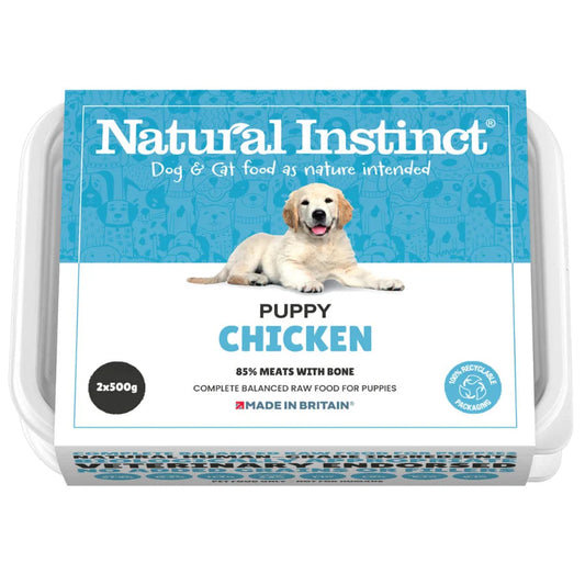 Natural Instinct Puppy Chicken 2 x 500g (Twin Pack)