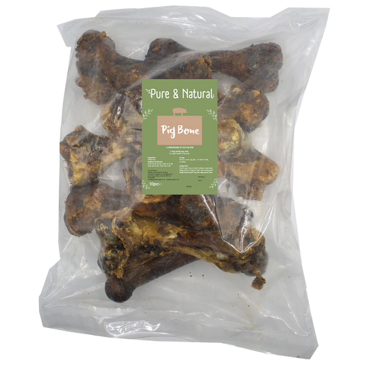Pure & Natural Pig Bones 10 Pieces