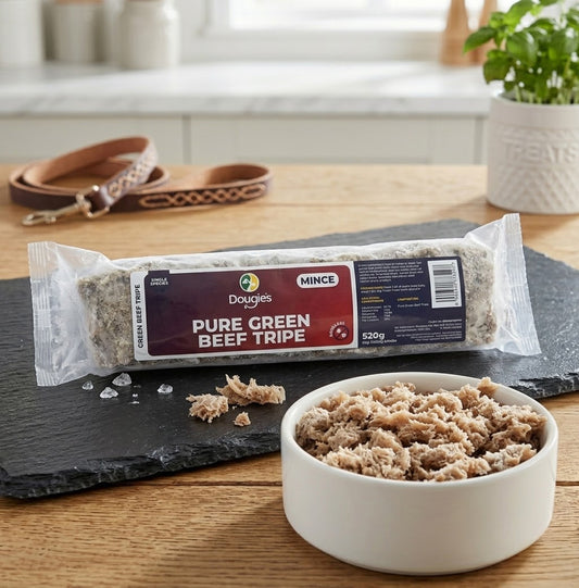 Dougies Just Mince Pure Green Beef Tripe 560g
