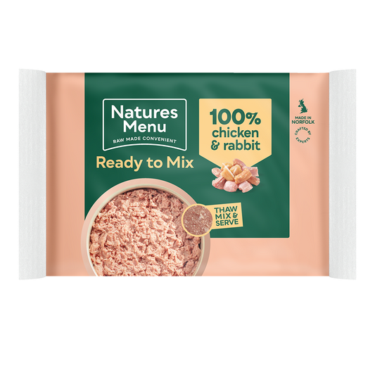 Natures Menu Mince Blocks Chicken & Rabbit 400g