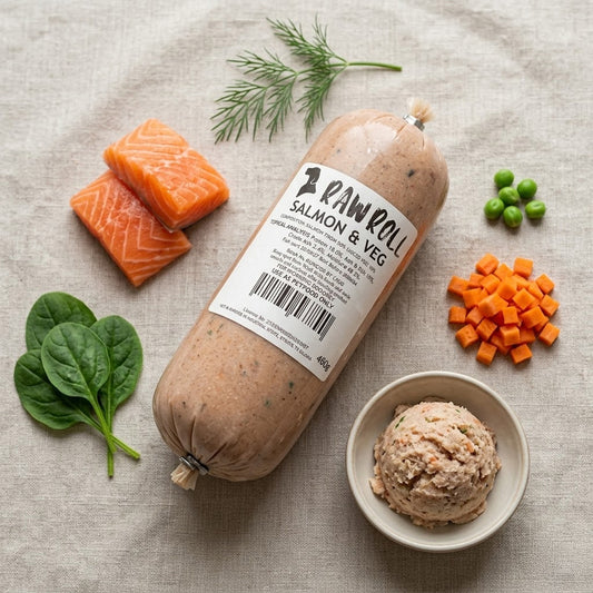 Just Natural Raw Roll Salmon & Veg 460g
