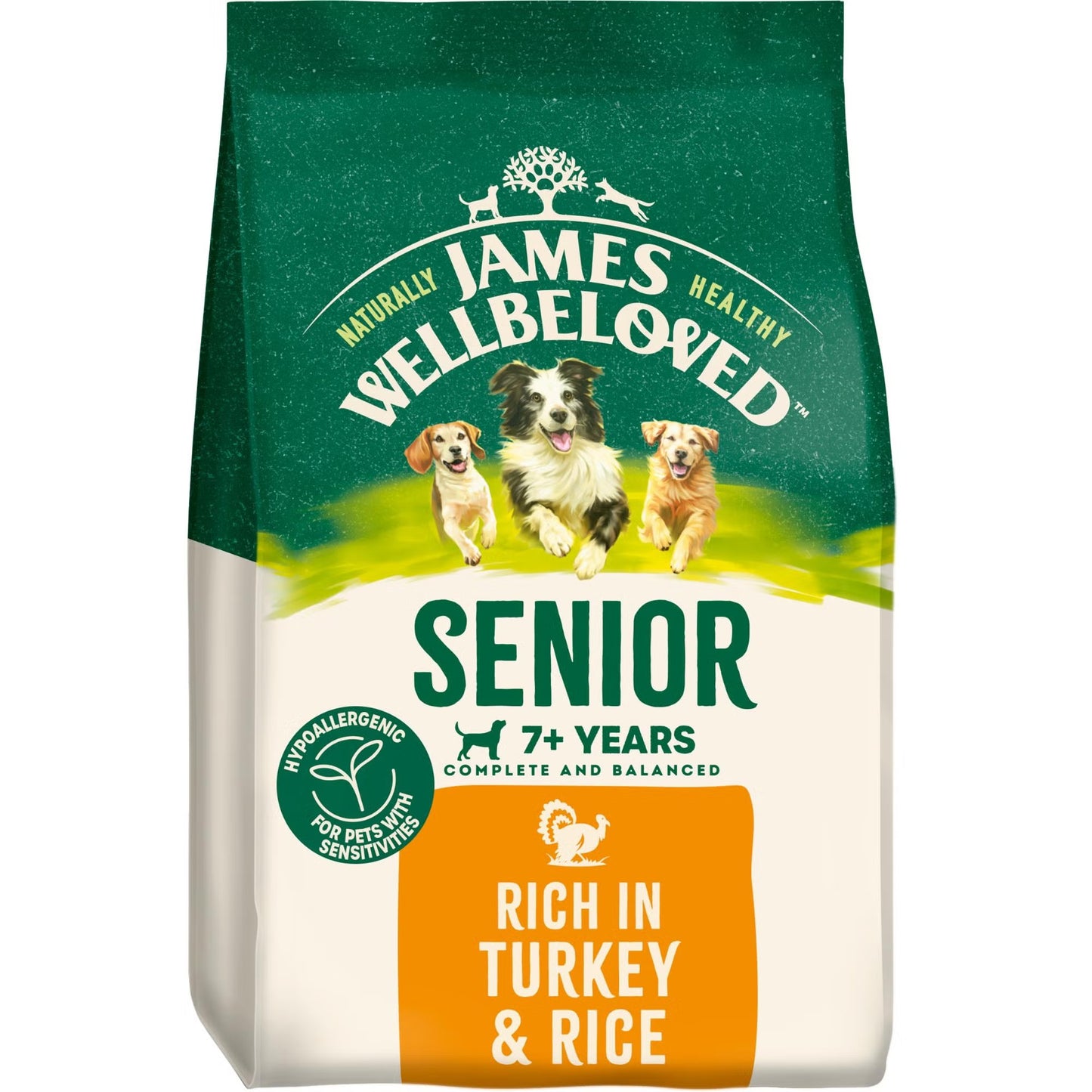 James Wellbeloved Dog Senior Turkey 2kg