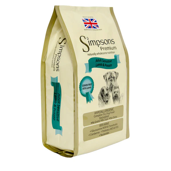 Simpsons Adult Sensitive Lamb & Potato 2kg product image