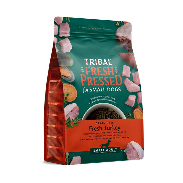 TRIBAL FRESH PRESSED - Adult Small Breed Turkey 5kg product image
