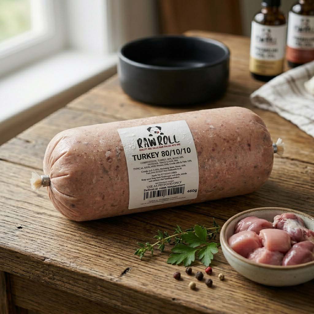 Just Natural Raw Roll Turkey 460g