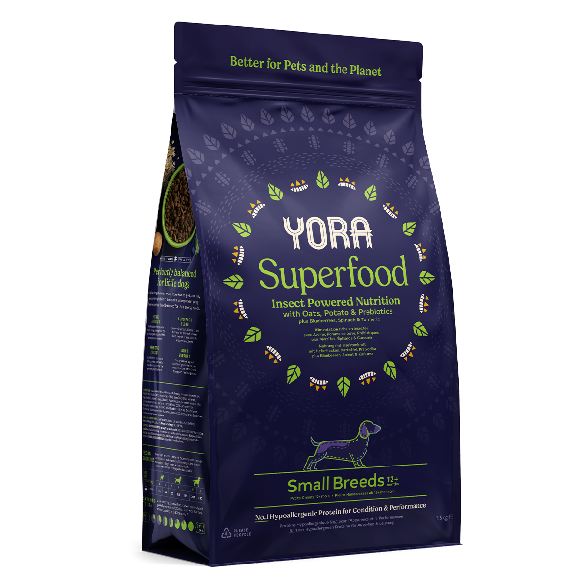 Yora Superfood Insect Small Breed Adult 1.5kg product image